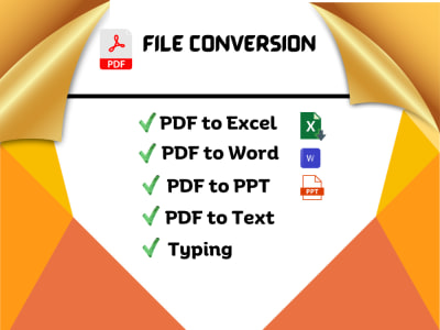 PDF to Excel/Word conversion