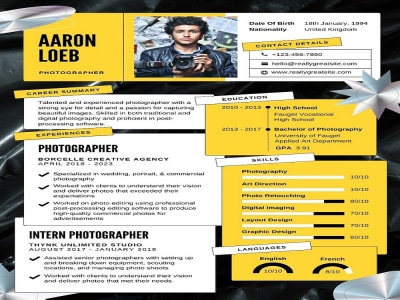 👉 a professional CV and RESUME for experts