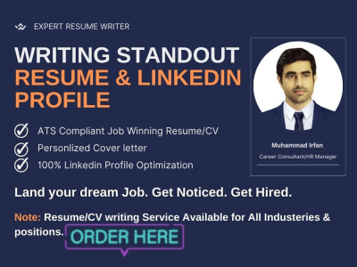 ATS Resume/CV, Cover Letter, & Linkedin profile writer [Top Resume Writer]