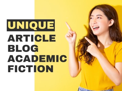 An article, Blog, Academic, Fiction & Non-Fiction Writer and Proofreader