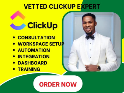 ClickUp Consultation, Setup, Automation, Integration & Buildertrend Setup