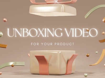 An unboxing video for your product