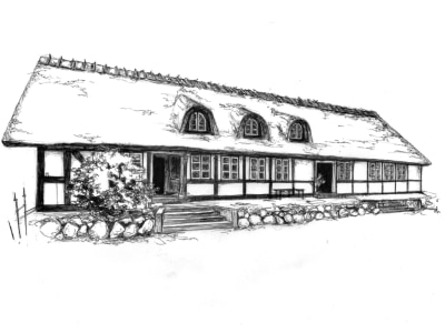 A stunning ink illustration of a building from your photo | Upwork