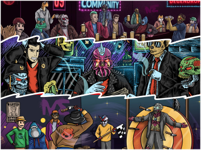 Amazing art of banner artwork, poster artwork, dark artwork