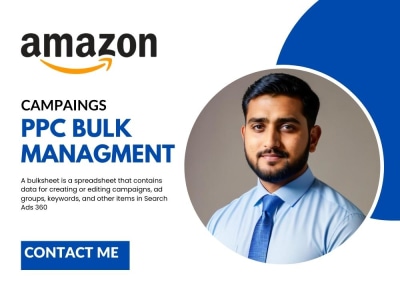 You will get Amazon PPC Optimization with Bulk Operation