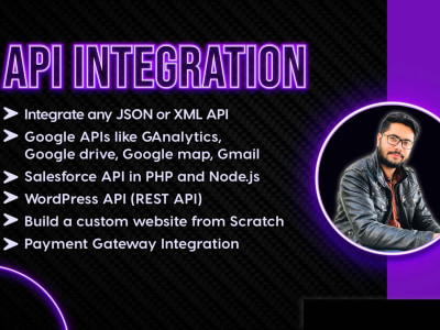 API integration, bug fixing or developing a website in PHP