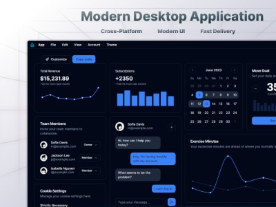 Cross platform modern desktop applications