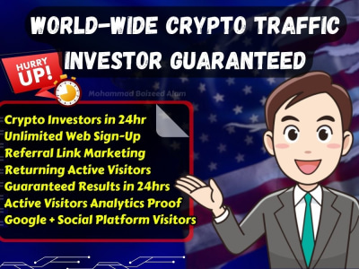 Unlimited targeted web traffic to boost your site with Investors