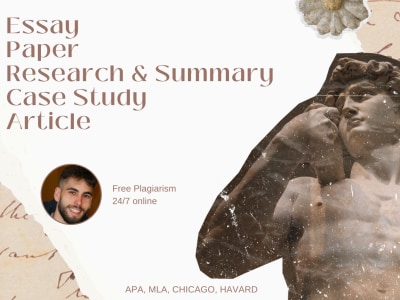 An Urgent Essay Writing, Research, Summary, and Report Writing Services