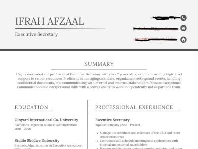 HR & ATS compliant Resume/CV and Cover letter