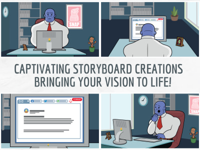 Storyboard for Film, Animation, TV | Custom Illustrations & Design Services