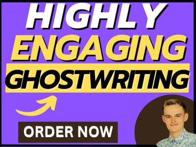 Highly engaging ghostwriting for your brand