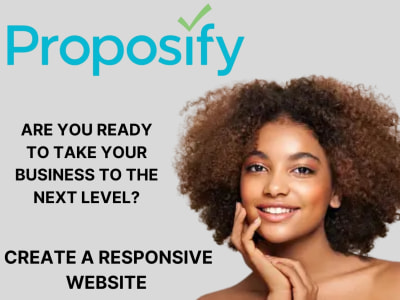 Your business proposal designed on proposify and better proposals