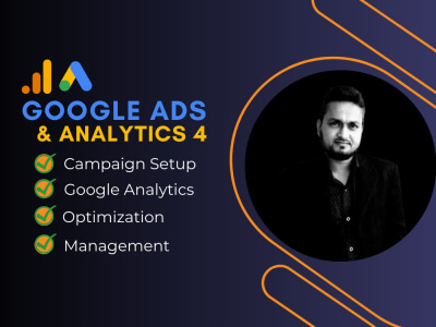 You will get Google Ads Search PPC campaign and Google Analytics setup for your Business