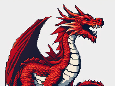 Pixelated characters in one instances