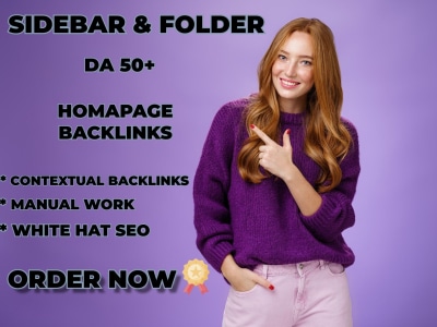 Da60 blogroll sidebar footer dofollow backlinks | Upwork