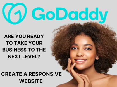 GoDaddy Website Design, GoDaddy Website Redesign, GoDaddy Landing Page