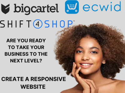 A converting Shift4shop, Bigcommerce, Big Cartel, Ecwid E-commerce Store