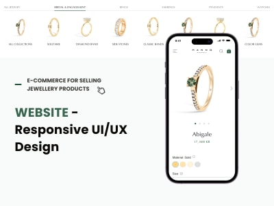 A Responsive UI/UX Design E-commerce for Selling Jewelry Products