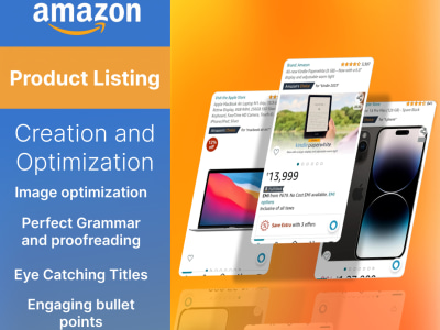 Amazon Product Listings Optimization, Listing Images & A+ Content (EBC)