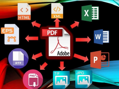 Pdf convert to an editable word, excel or power point