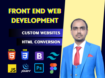 Front End Web Developer | Bootstrap 4 5 | Tailwind CSS | jQuery ...