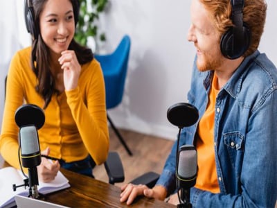 Professional interview and podcast video