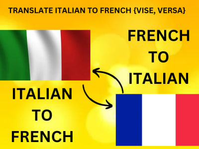 ITALIAN TO FRENCH Translation