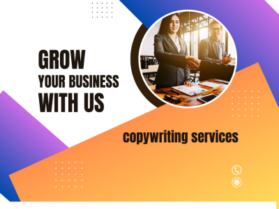 A well researched high quality copy to generate leads and boost sales
