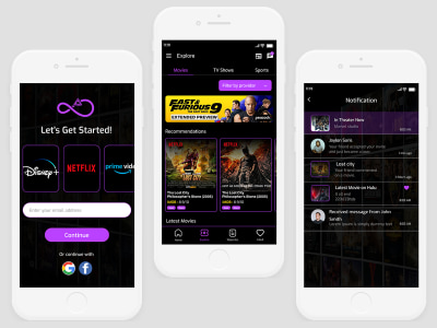 Streaming app with modern design, attractive, and latest features | Upwork