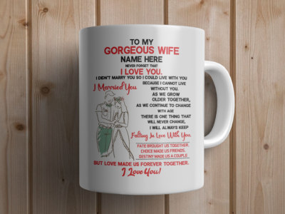 A personalized and elegant mug design within 24 hours
