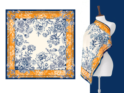 Beautiful seamless pattern design for textile, accessories, packaging