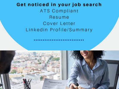 Resume, Cover Letter, & LinkedIn: Keyword Optimized & ATS Compliant (1 Day)