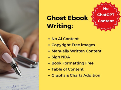 Perfect ghostwriter,ebook writer, book writing and book writer