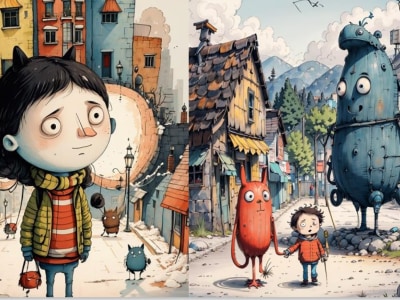 AI children story book illustration | Upwork