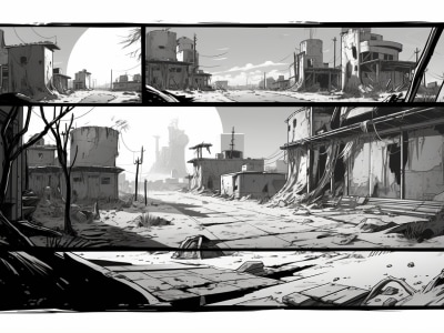An awesome storyboard design