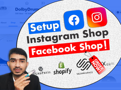 Setup facebook and instagram shop, get approved  integrating with shopify