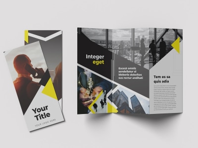 A fantastic brochure (trifold/ bifold) design with high-quality visuals