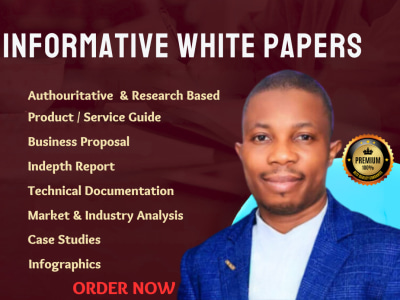 A well-researched white paper that effectively projects your business