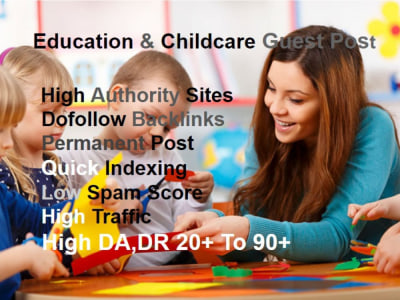 Dofollow Guest Posts Backlink from Education & Childcare Blog