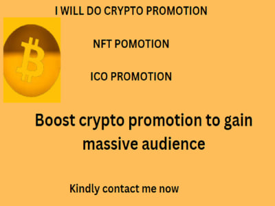 Crypto telegram promotion and ico promotion