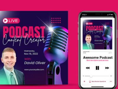 A professionally edited podcast episode, video and audio