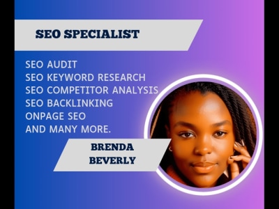 SEO Specialist, SEO Audit, Keyword research, On page SEO, Keyword Analyst