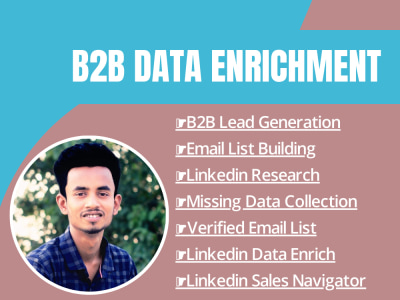 Data enrichment and targeted b2b lead generation
