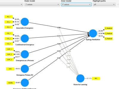 Statistical data analysis and dashboard using Excel SPSS Smartpls