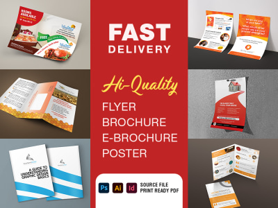Custom eye-catching flyer, brochure and e-brochure design at a low cost ...