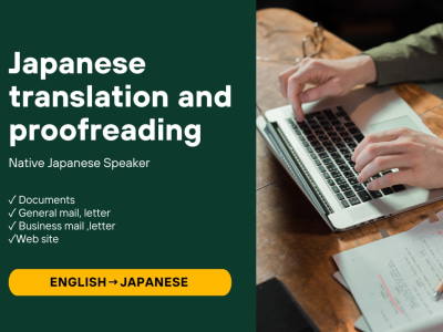 Natural business Japanese translation and proofreading
