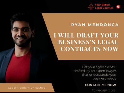 An expert Legal Counsel to Draft bespoke Contracts to protect your Business