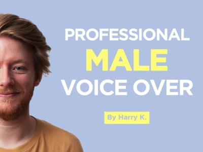 Professionally Recorded and Mixed Voice Over