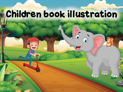 A children story book illustration | Upwork
